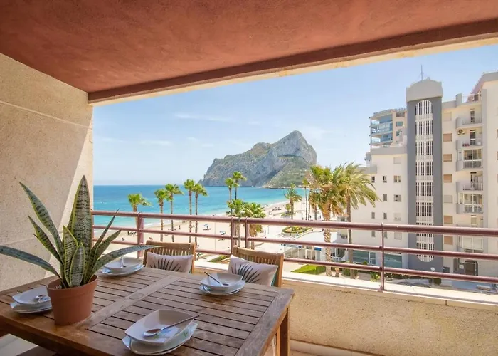 아파트 Aloha, Primera Linea De Playa. 칼페